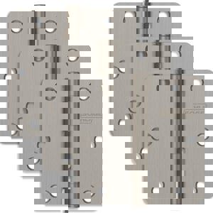 3.5 HINGE 1/4 RAD SN 3PK